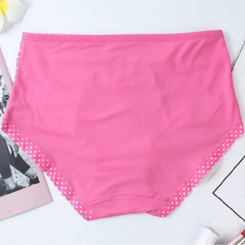 Quần Lót cotton Không Đường May Lưng Cao Có Túi Khóa Kéo plus size Cho Nữ