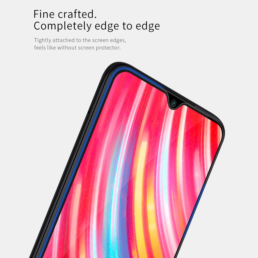 Xiaomi Redmi Note 8 Pro - Cường lực Nillkin XD CP+ Max Full màn hình cong 3D và chống sứt mẻ cạnh mép cực chất