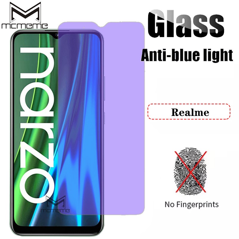 MCMEME Realme Narzo 50A 50i Prime 50 30A 5G Kính cường lực chống ánh sáng xanh bảo vệ mắt chất lượng cao cho
