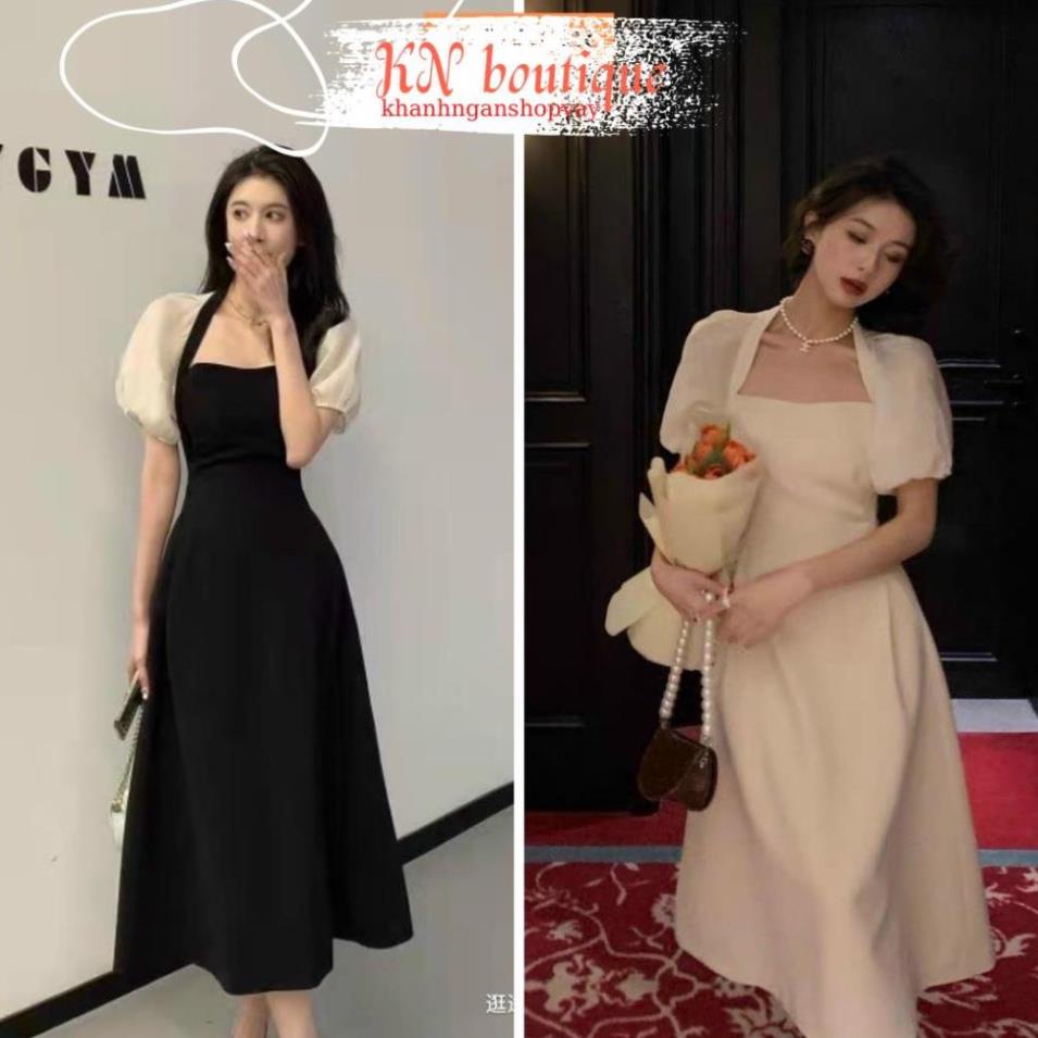 Váy đẹp đi đám cưới sang trọng dáng dài mẫu đầm dạ hội cao cấp K N Boutique