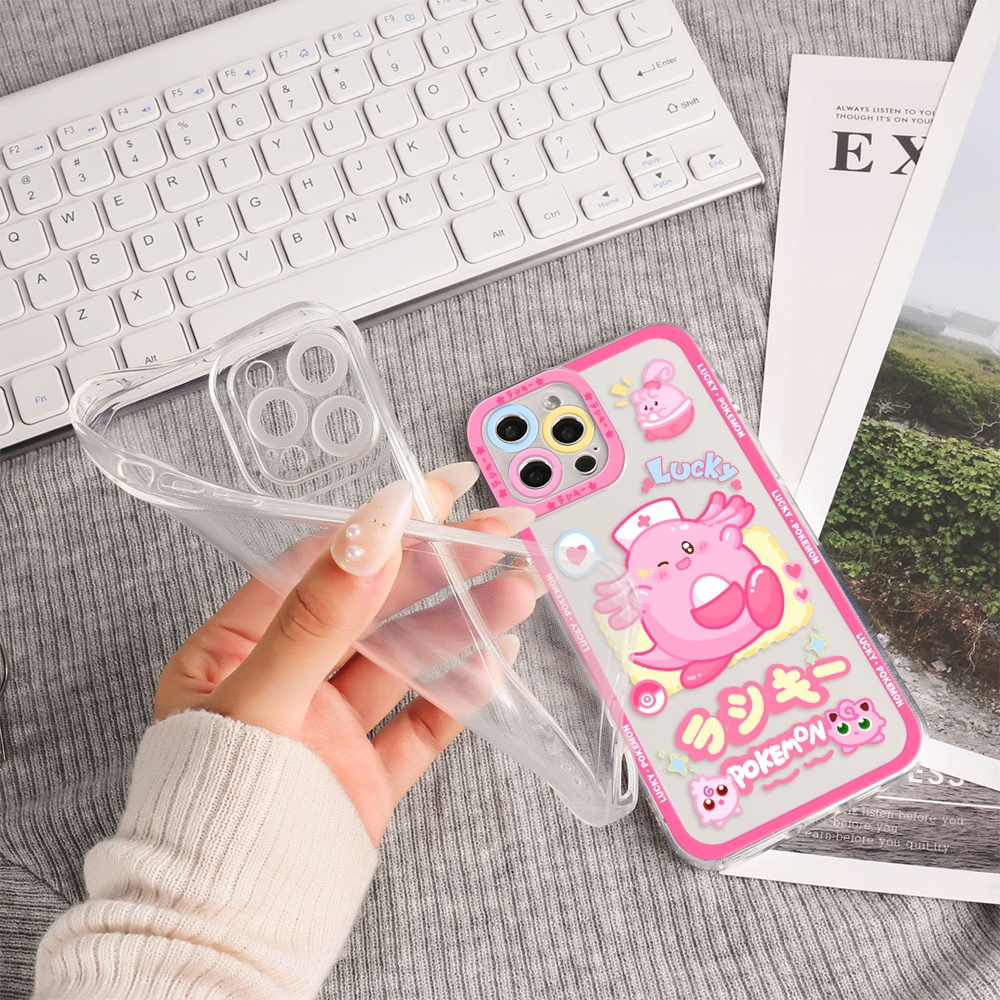 Ốp Điện Thoại Tpu Mềm Chống Sốc In Hình Pokemon Cho iPhone 11 12 13 pro max XS X XR XSMax 7 8 6 6s plus SE 2020