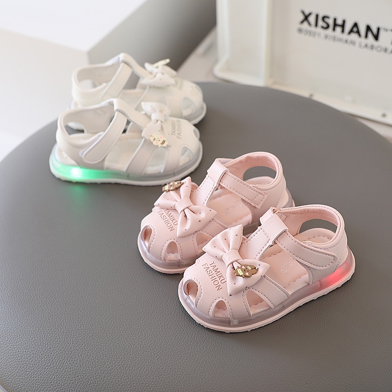 Giày Sandal Kiểu Công Chúa Thời Trang Mùa Hè Mới Dành Cho Bé Gái 0-1-3 Tuổi 2022 6-12 Tháng