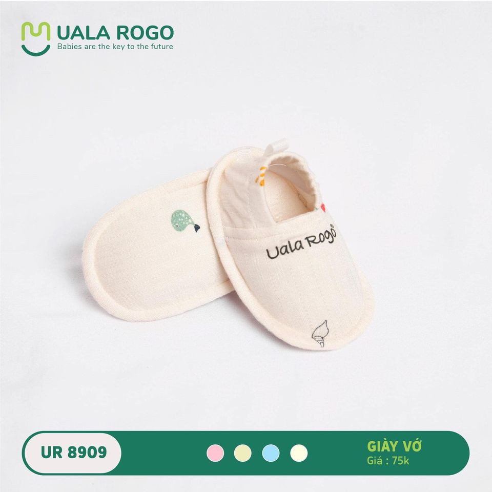 Giầy Vớ Vải Size 0-6 Tháng UalaRogo