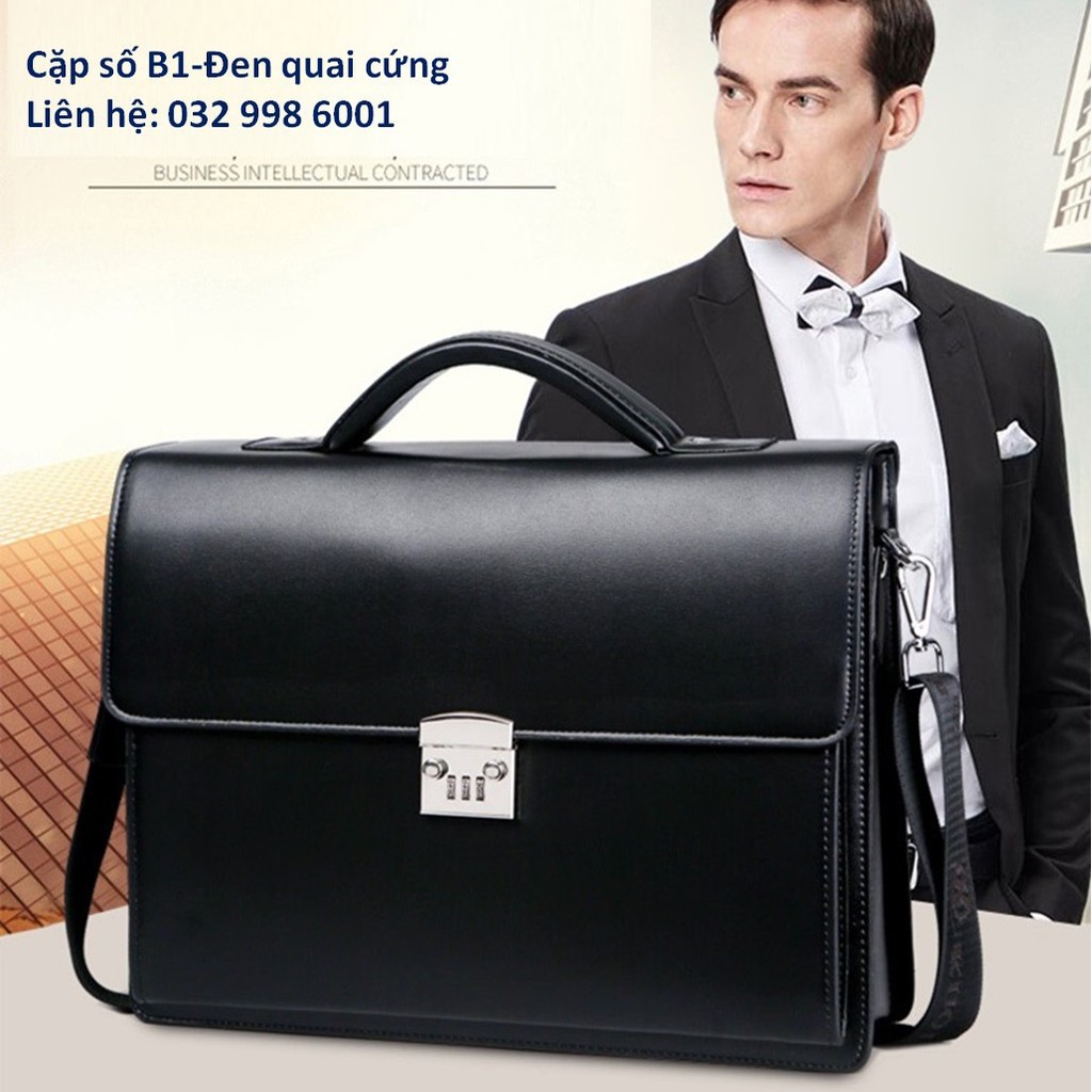 cặp da khóa số công sở B1 [ĐƯỢC XEM HÀNG TRƯỚC KHI THANH TOÁN] | BigBuy360 - bigbuy360.vn