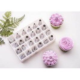 Bộ 24 đui / đuôi ⚡ HÀNG LOẠI 1 ⚡ bộ bắt bông kem 24 đuôi giúp bạn thỏa sức trang trí bánh kem