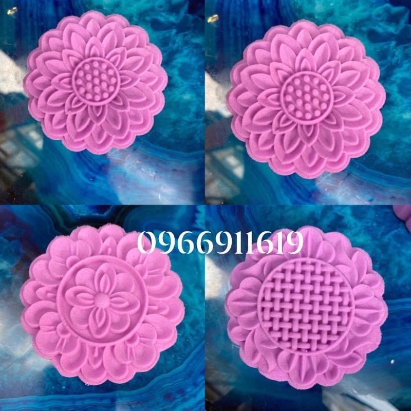 khuôn trung thu lò xo 4 mặt cổ truyền