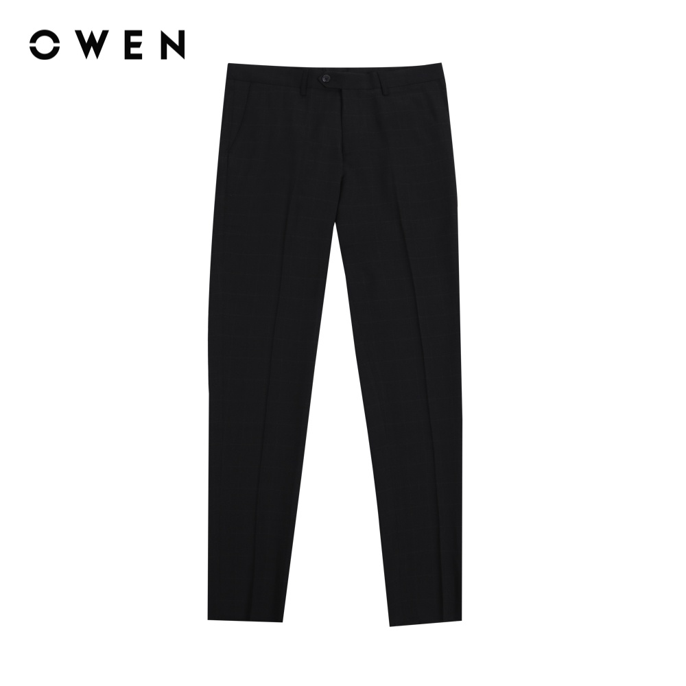 Quần tây Nam Owen Slim Fit Đen Nano - QS23497