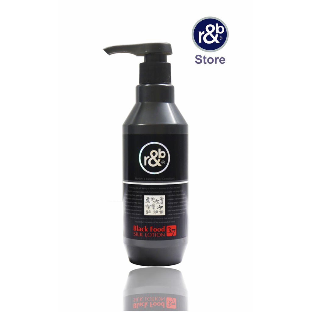 Kem Dưỡng Tóc Hàn Quốc thảo mộc Black Food 3.7 R&B 450ml- Dưỡng ẩm, tạo nếp ,ngừa bạc, giảm rụng