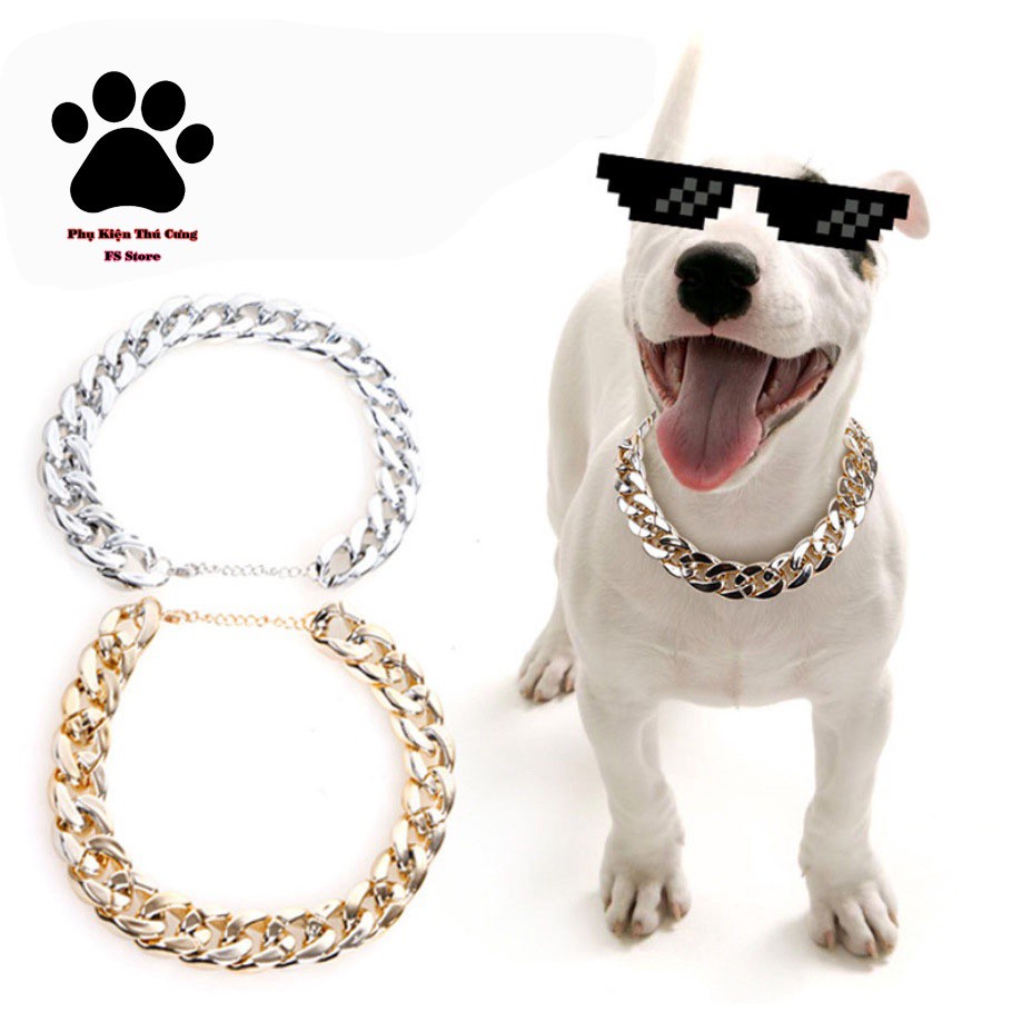 Vòng Cổ Thú Cưng, Vòng Cổ Rich Kid Cho Chó Mèo, V11