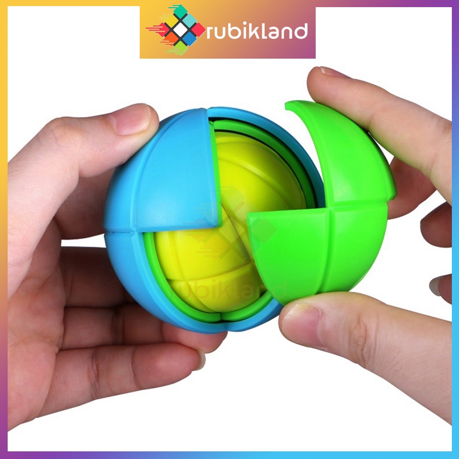 Rubik QiYi Wisdom Ball Rubic Biến Thể 3D Spherical Maze Ball Đồ Chơi Trí Tuệ Trẻ Em