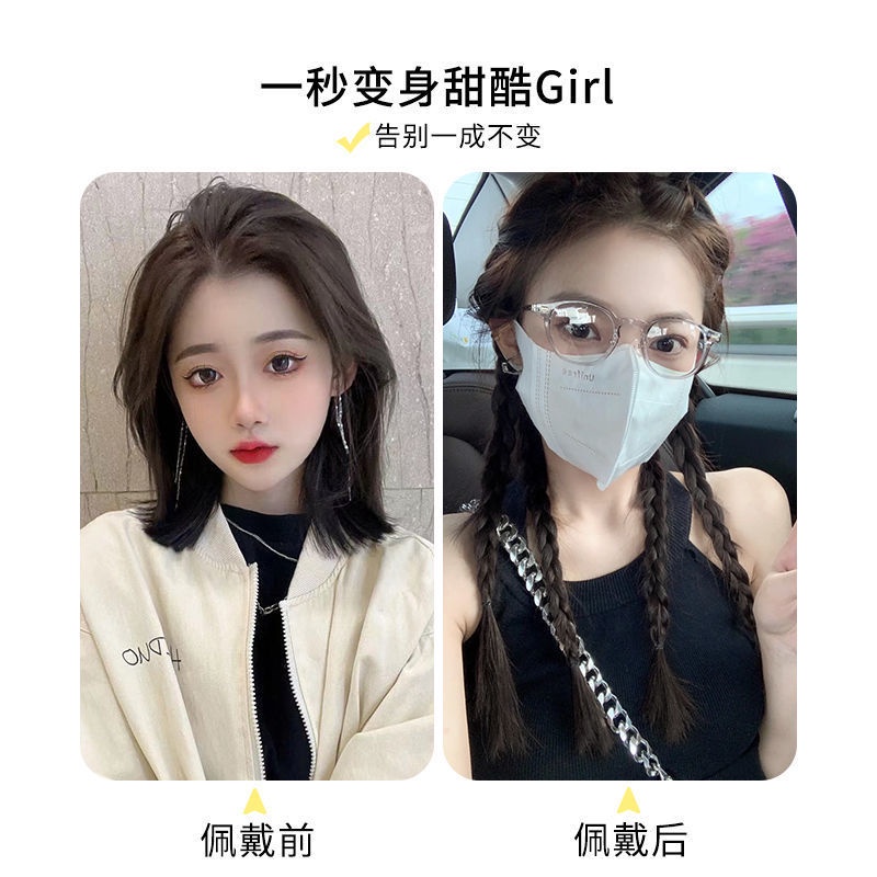 Tóc Giả Thắt Bím Thời Trang Nữ