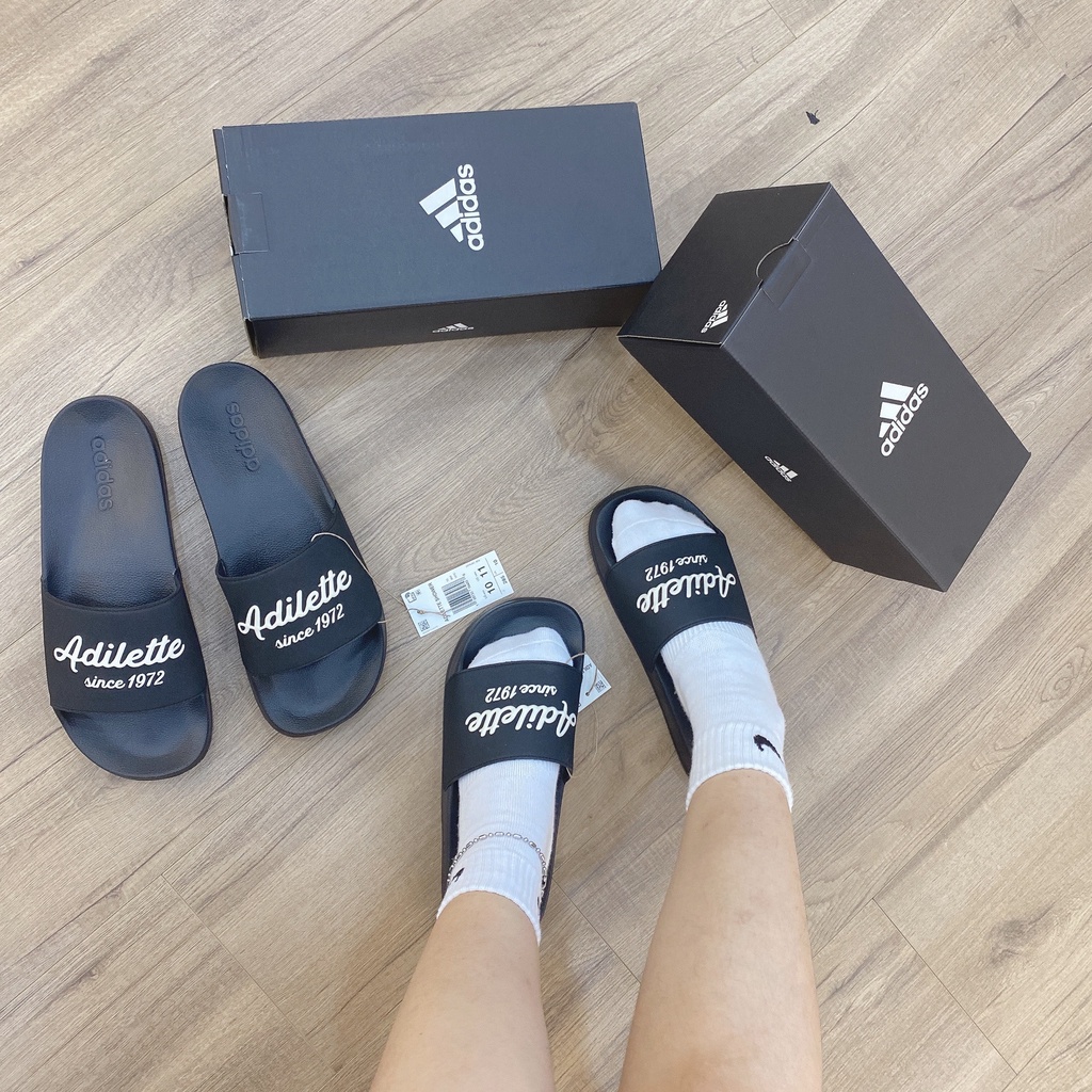 [CHÍNH HÃNG] DÉP ADIDAS SHOWER RETRO 1972 *ĐEN* - Code: GW8747