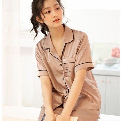 Bộ Pijama nữ Lụa cao cấp VIBES Wood Long Py Set
