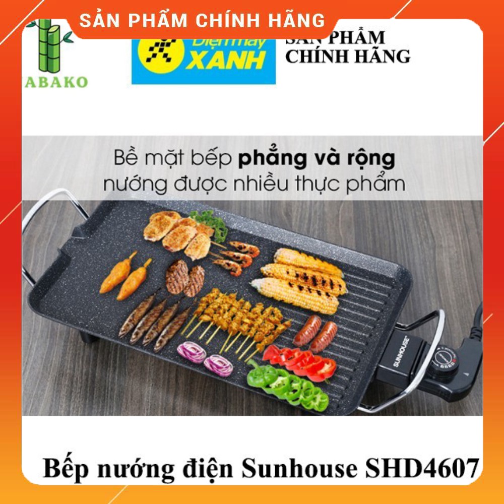 [ SIÊU HÓT ]  Bếp nướng điện không khói Sunhouse SHD4607 chính hãng giá tốt [ hàng tốt nhất ]