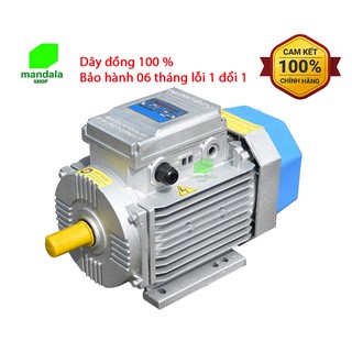 Mô tơ - Điện cơ - Động cơ TOÀN PHÁT 1,5KW(2 ngựa), tốc chậm 1400v/p, Điện 1 pha 220V, Dây đồng 100%