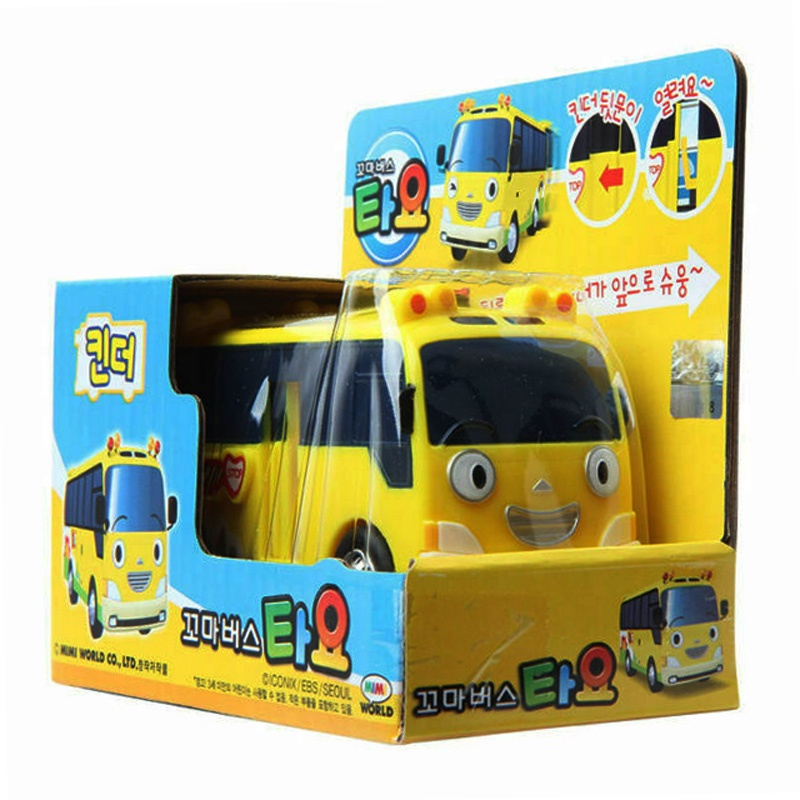 ★Little Bus Tayo★ Kinder  Đồ chơi xe buýt loạt xe buýt chở bạn bè của Tayo dành cho trẻ sơ sinh