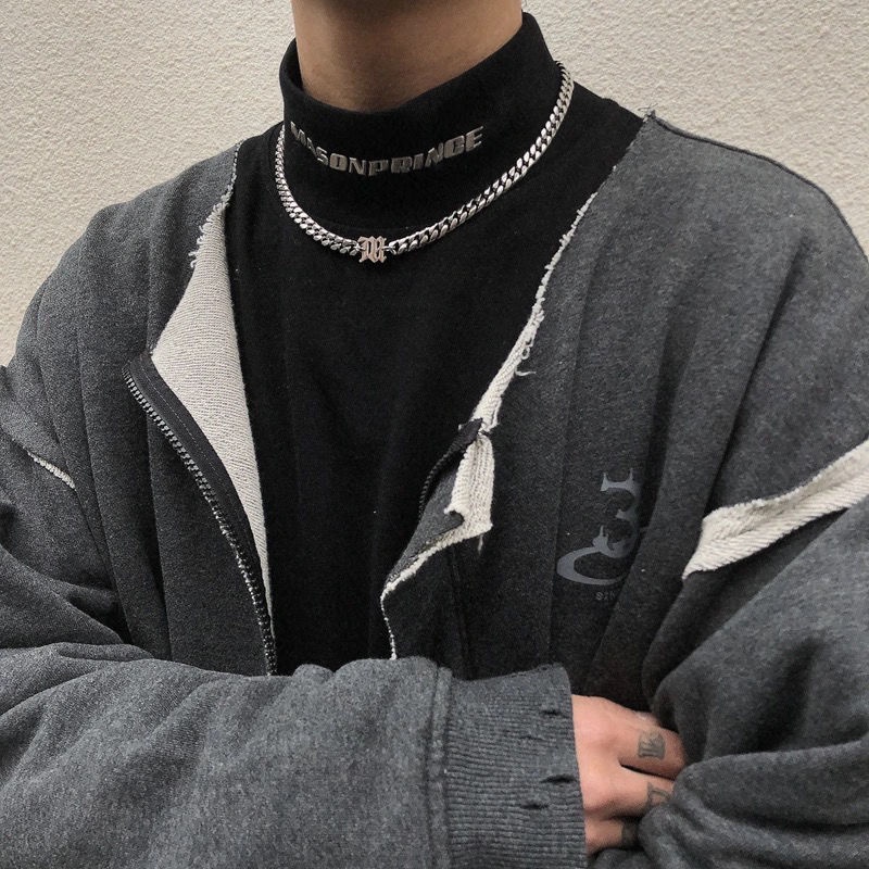 Vòng cổ Thép Không Gỉ Thời Trang Cho Nam Nữ