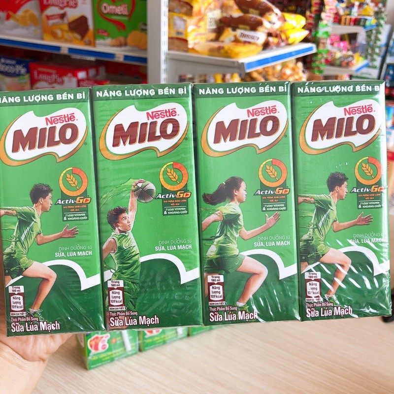 Sữa Lúa Mạch Milo 180ml MinMart