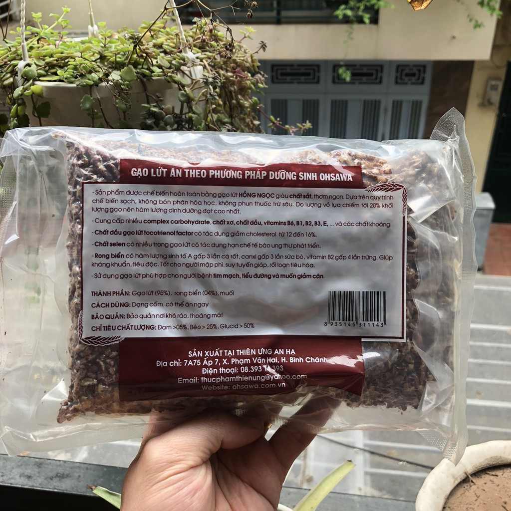 Gói 200G Cốm Gạo Lứt Rang Rong Biển Ăn Liền Ohsawa Thiên Ưng | BigBuy360 - bigbuy360.vn