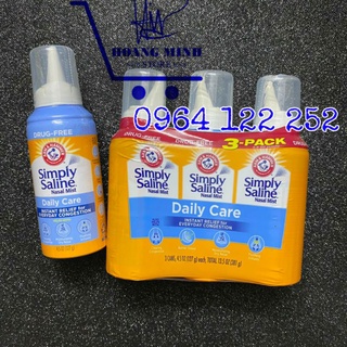 🇺🇸 chai xịt mũi simply saline nasal mist 🇺🇸