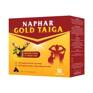 [DƯỢC NAM HÀ]Sản phẩm bổ sung vitamin Naphar Gold Taiga-TĂNG CƯỜNG SỨC KHỎE
