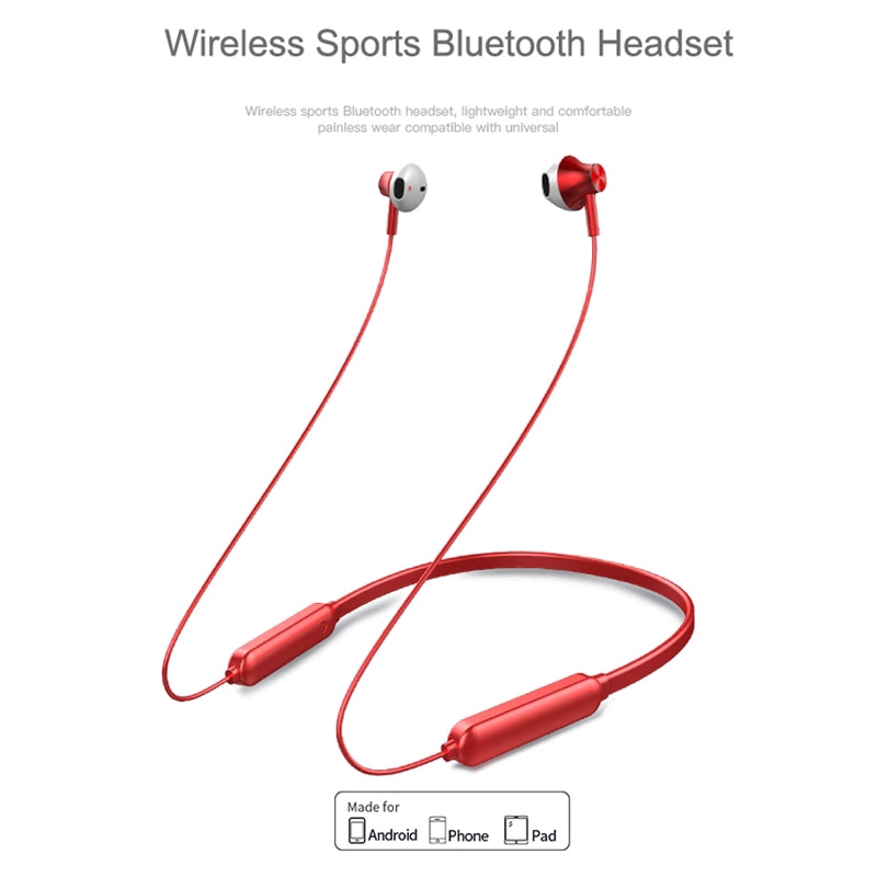 X7 Bluetooth Earphone Wireless Magnetic Neckband Headphone Sport Handsfree Earbuds Earpieces With Mic