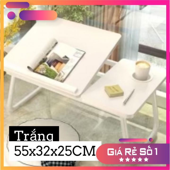 🔥FREESHIP🔥 Bàn laptop Đa Năng, Bàn học Gấp Gọn Thông Minh, tuỳ chỉnh góc độ, có khay để cốc chặn laptop, ipad | BigBuy360 - bigbuy360.vn