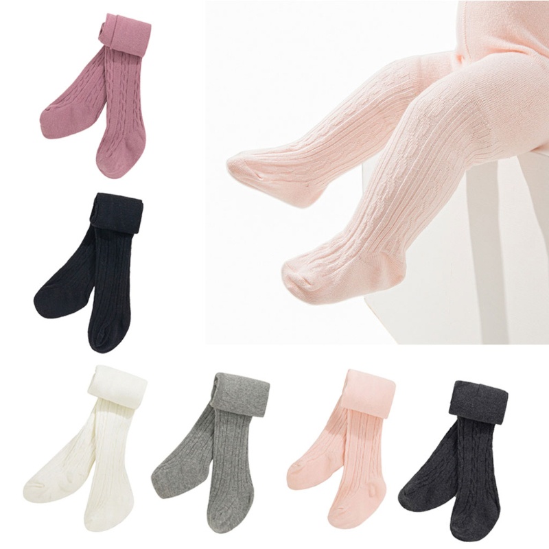 Quần tất dệt kim chất liệu cotton thời trang xuân thu dành cho bé gái