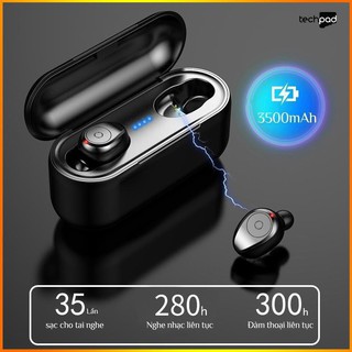 Tai Nghe Bluetooth AMOI F9 TWS 5.0 BẢN QUỐC TẾ  Tích Hợp Sạc Dự Phòng 2500mAh Cảm Ứng Chống Ồn Chống Nước IPX5