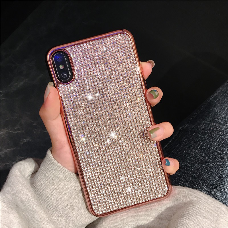 Ốp Điện Thoại Silicon Mềm Đính Đá Giả Lấp Lánh Cho Iphone Se 2020 Se2 11 Pro Max X Xs Max Xr 6 6s 7 8 Plus 12 11 | BigBuy360 - bigbuy360.vn