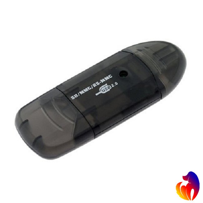 Blackhole Đầu đọc thẻ nhớ SD T-Flash TF SDHC USB 2.0 tốc độ cao