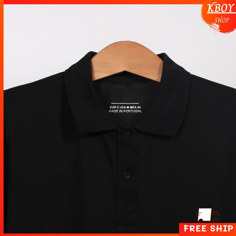 Áo Thun Polo Nam Kboy Shop Áo Thun Trơn giá rẻ cổ bẻ unisex Polyester form dáng ôm đẹp - AT03