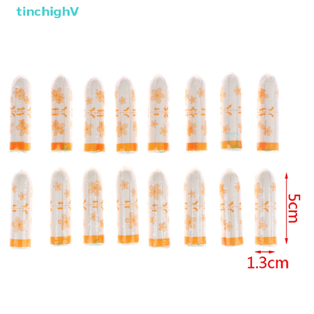 [TinchighV] Hộp 16 Miếng Bông Tampon Bảo Vệ Ngón Tay Khi Kinh Nguyệt Siêu Thấm Hút Cho Nữ [Mới]