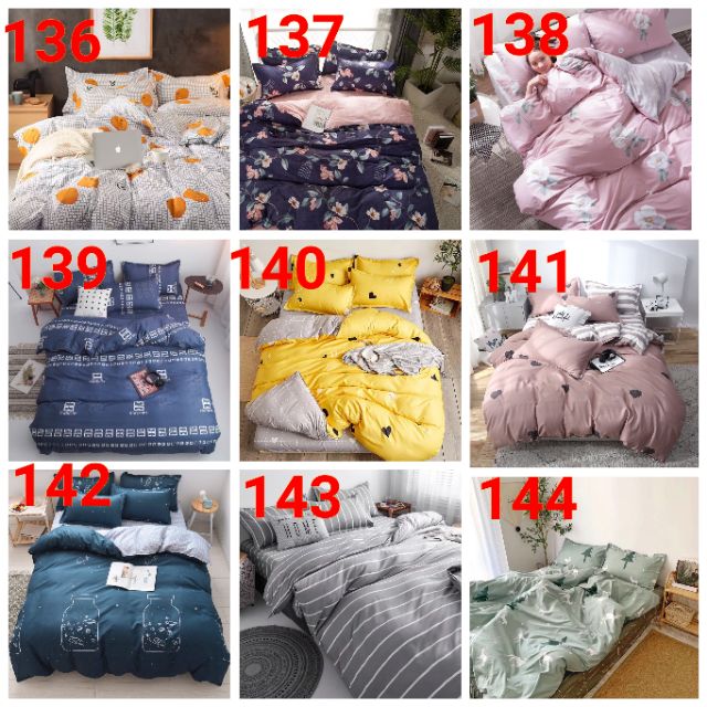 Bộ cotton poly nhập khẩu Chăn Phao, Trần hè. Mẫu mới bổ sung