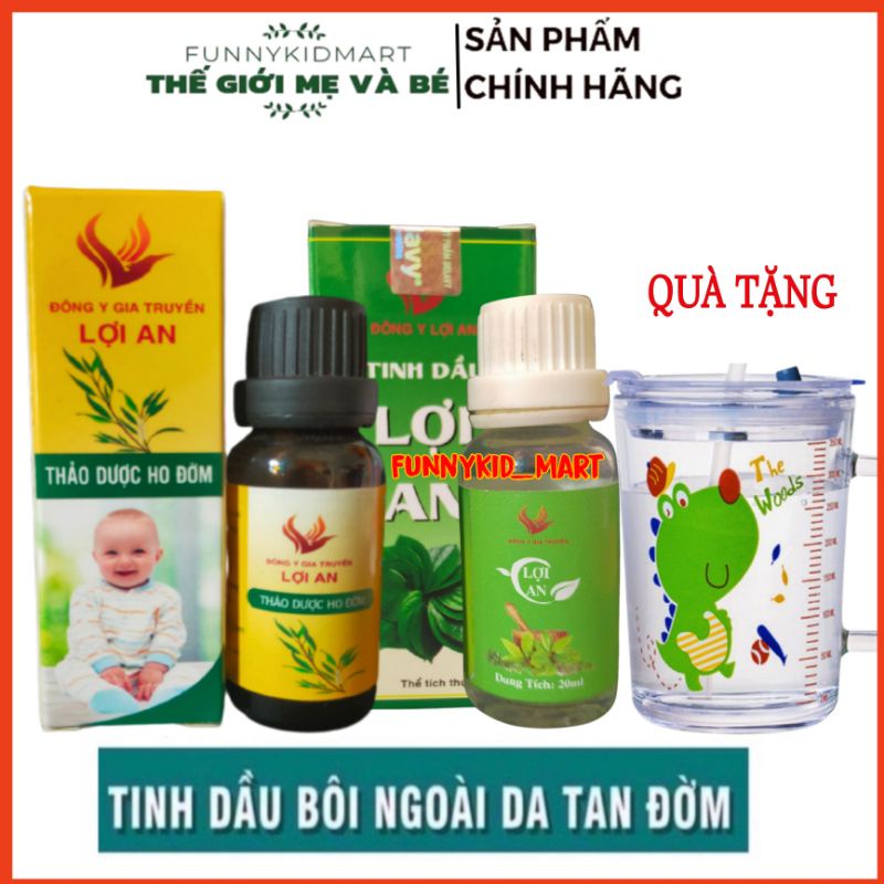 Combo tinh dầu Trầu không và tinh dầu ho đờm Lợi An