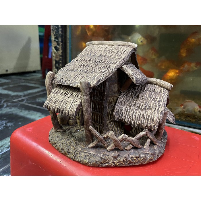 CẢNH NHÀ TRANG TRÍ HỒ CÁ NON BỘ 15X15X15CM