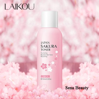  Toner dưỡng ẩm trắng da cân bằng độ PH Laikou Hoa Anh Đào Nhật Bản 100ml Sena beauty