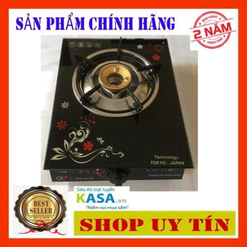 [ HÀNG CHÍNH HÃNG ] Bếp Gas Đơn Kính DYNAMIC + Bộ Van Dây HÀN QUỐC-Bếp Đẹp -Chắc Chắn -Lửa Xanh -Tiết Kiệm gas-BH -24T