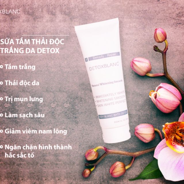 Sữa tắm thải độc trắng da - Detox blanc