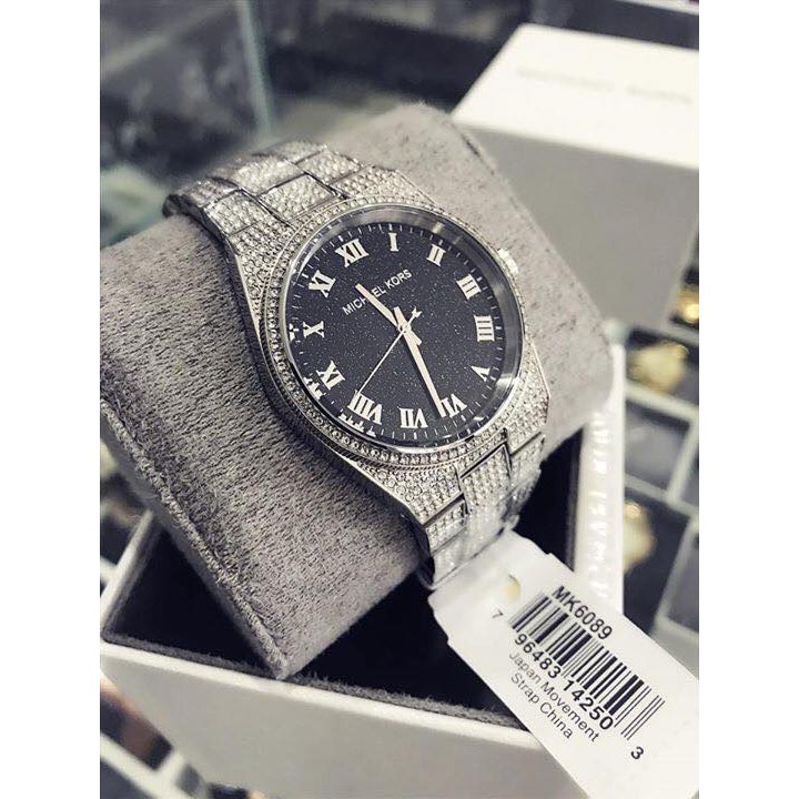 Đồng hồ nữ MICHAEL KORS CHANNING MK6089 AVÉ SILVER TONE UNISEX Case 38MM. 5ATM