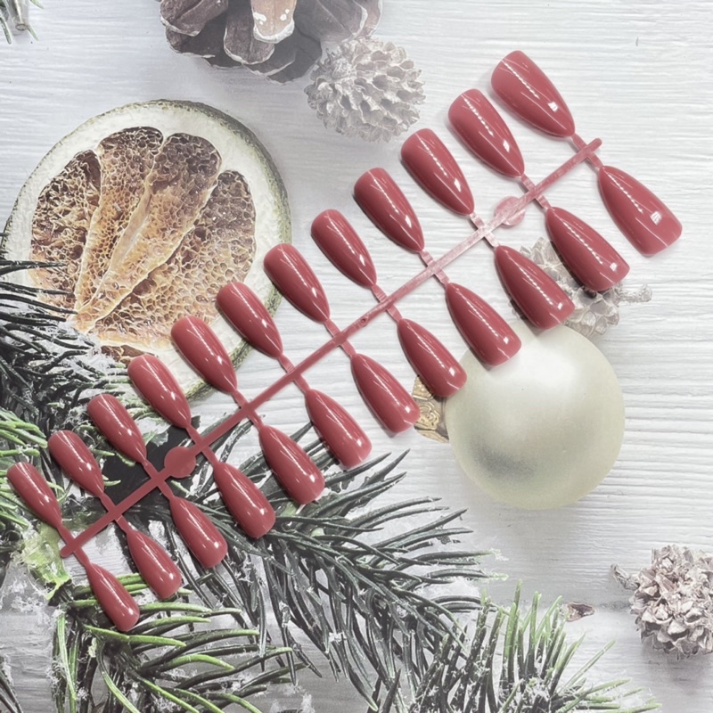 Móng up thạch sơn sẵn tiện dụng, móng tay giả sơn sẵn màu thạch Thiên Di Nail