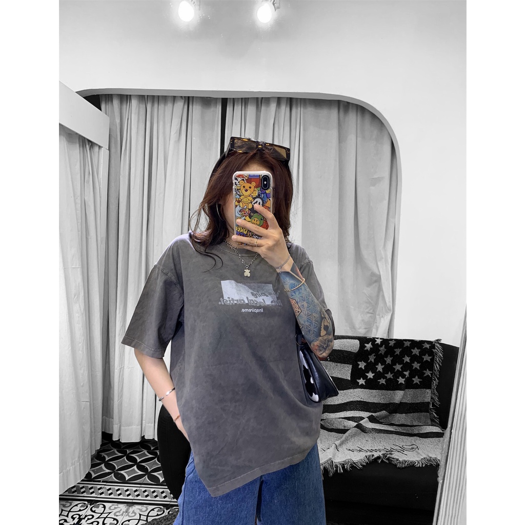 Áo Thun ISME  Trame Print Premium Local Artist Form Rộng Unisex