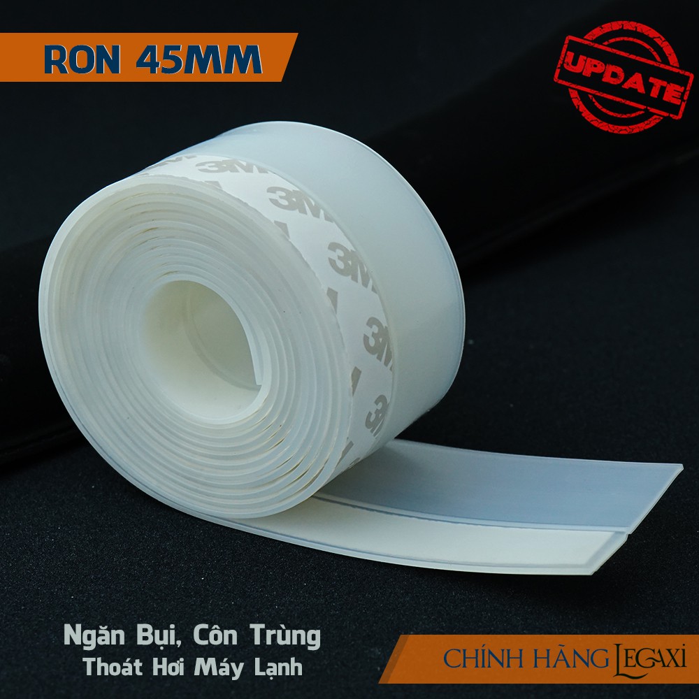 Combo 10 mét ron Loại Cải Tiến dán chân cửa rộng 45mm - Chống muỗi gián, côn trùng