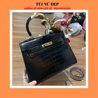 Túi đeo chéo nữ da vân rắn 💖 𝑭𝑹𝑬𝑬𝑺𝑯𝑰𝑷 💖Túi xách nữ cao cấp size 25 hàng quảng châu siêu đẹp