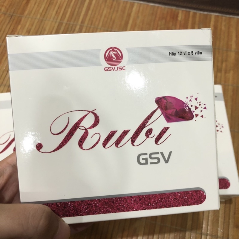 RUBY GSV Viên uống hỗ trợ làm đẹp da