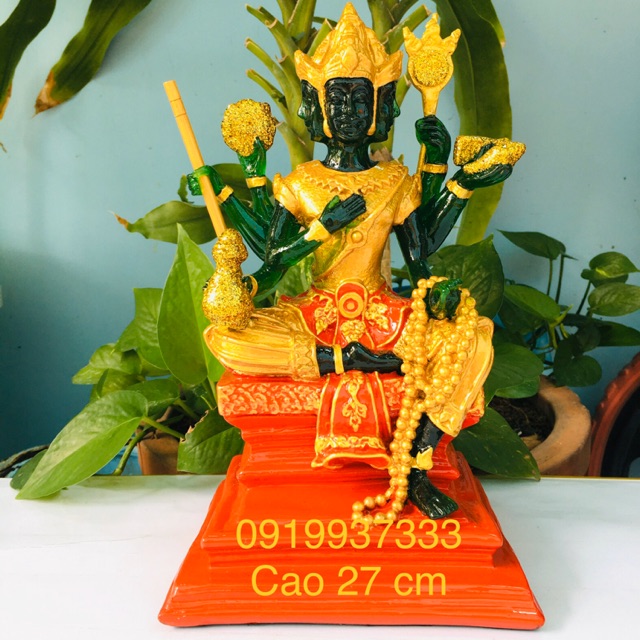 Tượng phật tứ diện cao 27 cm ( 3 màu )