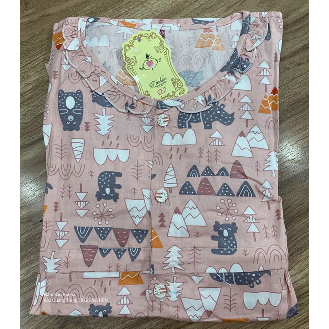 [SIZE 40-80KG] Đồ bộ bầu và cho bé ty có khóa cho bé ty vải cotton cao cấp thoáng mát có lưng thun điều chỉnh