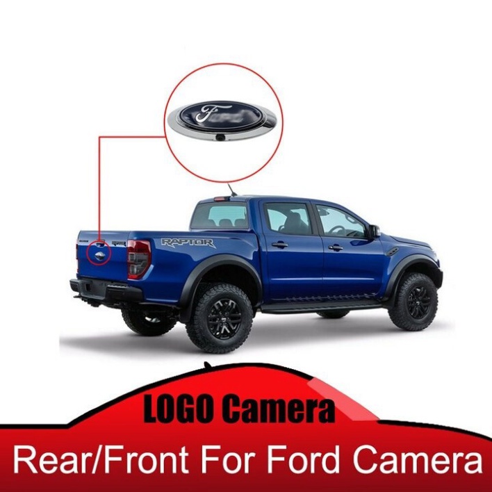 Logo kiêm camera sau dùng cho xe Ford Ranger XLS CA-FD701 - BẢO HÀNH 12 THÁNG