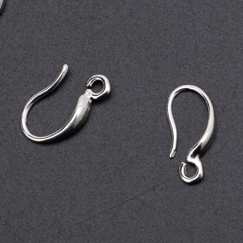 ✿INF✿10 Pcs S925 Silver Plated Ear Hook DIY Jewelry Findings