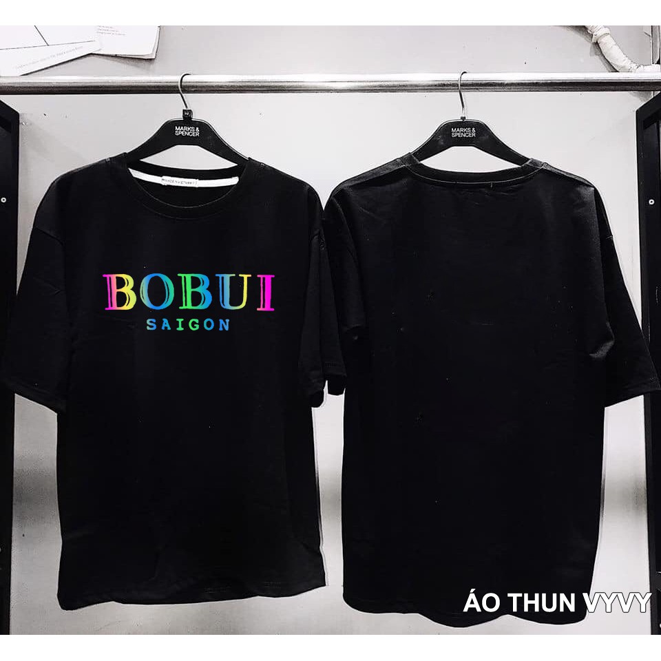 Áo Thun Phản Quang BOBUI Cotton 75% Form Rộng Unisex Nam Nữ Rẻ Đẹp HaiHaiShop, Ken T-Shirt.
